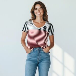 Classic Tommy Hilfiger Striped T-Shirt​